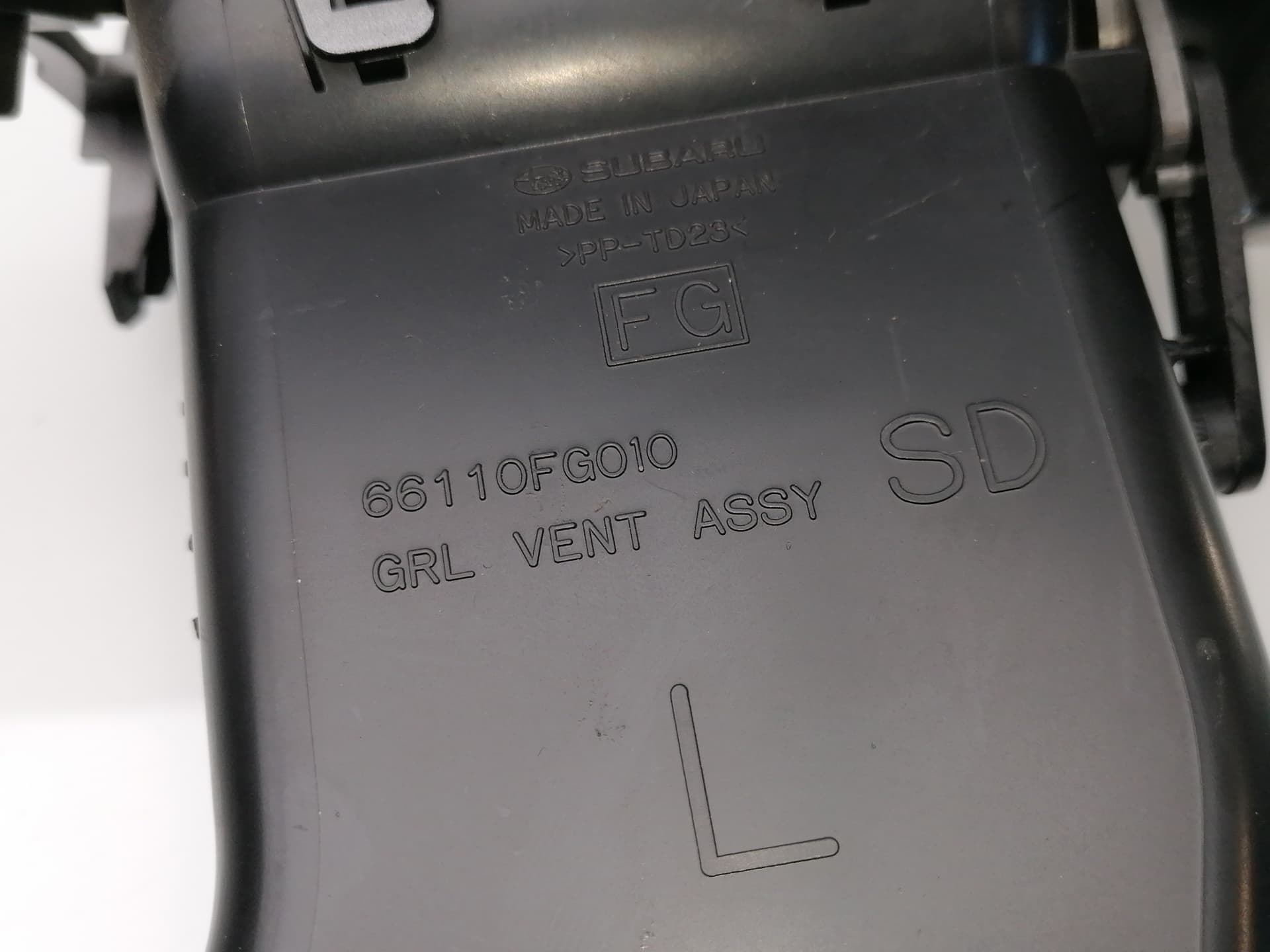 Plastico SUBARU IMPREZA G12 2