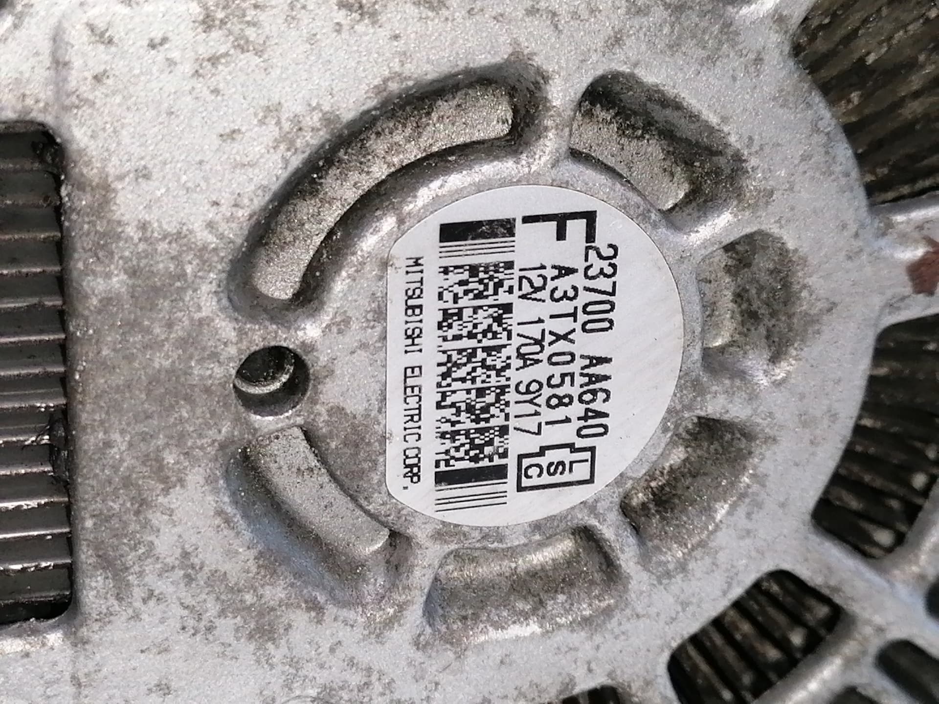 Alternador SUBARU IMPREZA G12 2