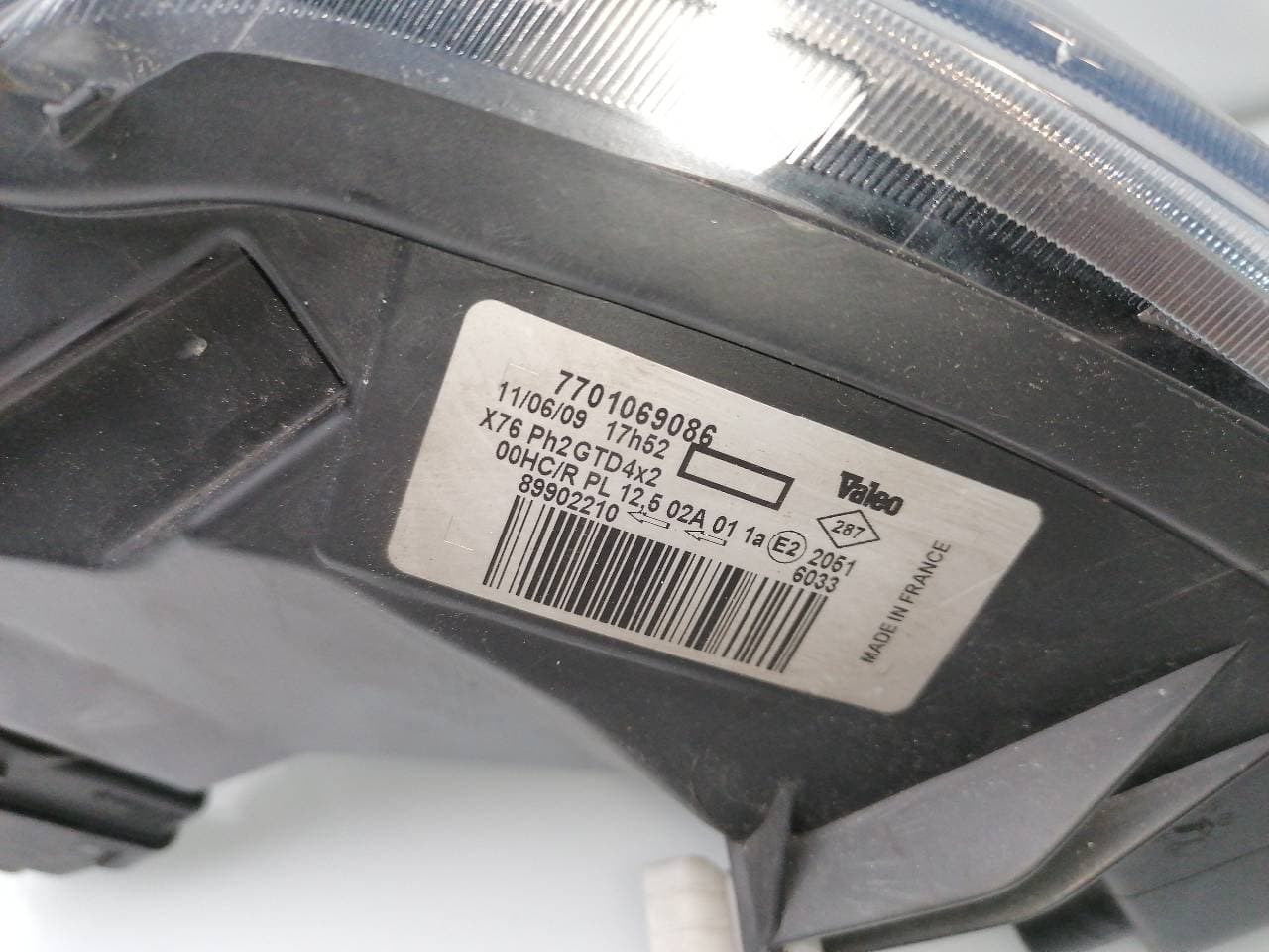 Faro izquierdo NISSAN KUBISTAR (X76) 5