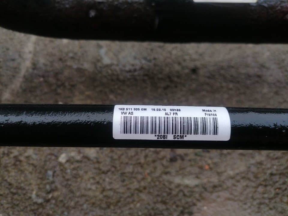 Puente trasero VOLKSWAGEN GOLF VI VARIANT (AJ5) 4