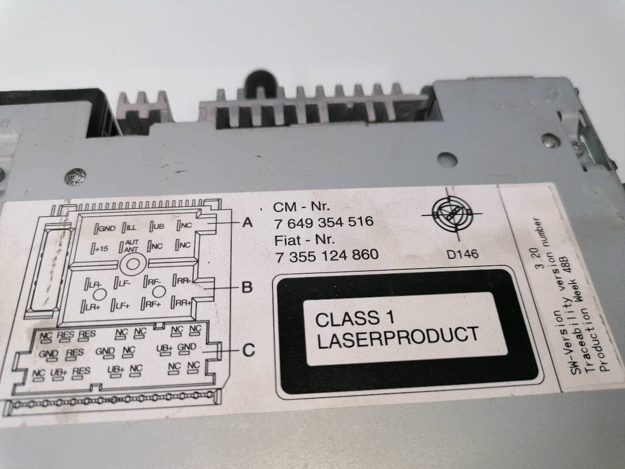 Sistema audio / radio cd OPEL COMBO CARGO (E) 2
