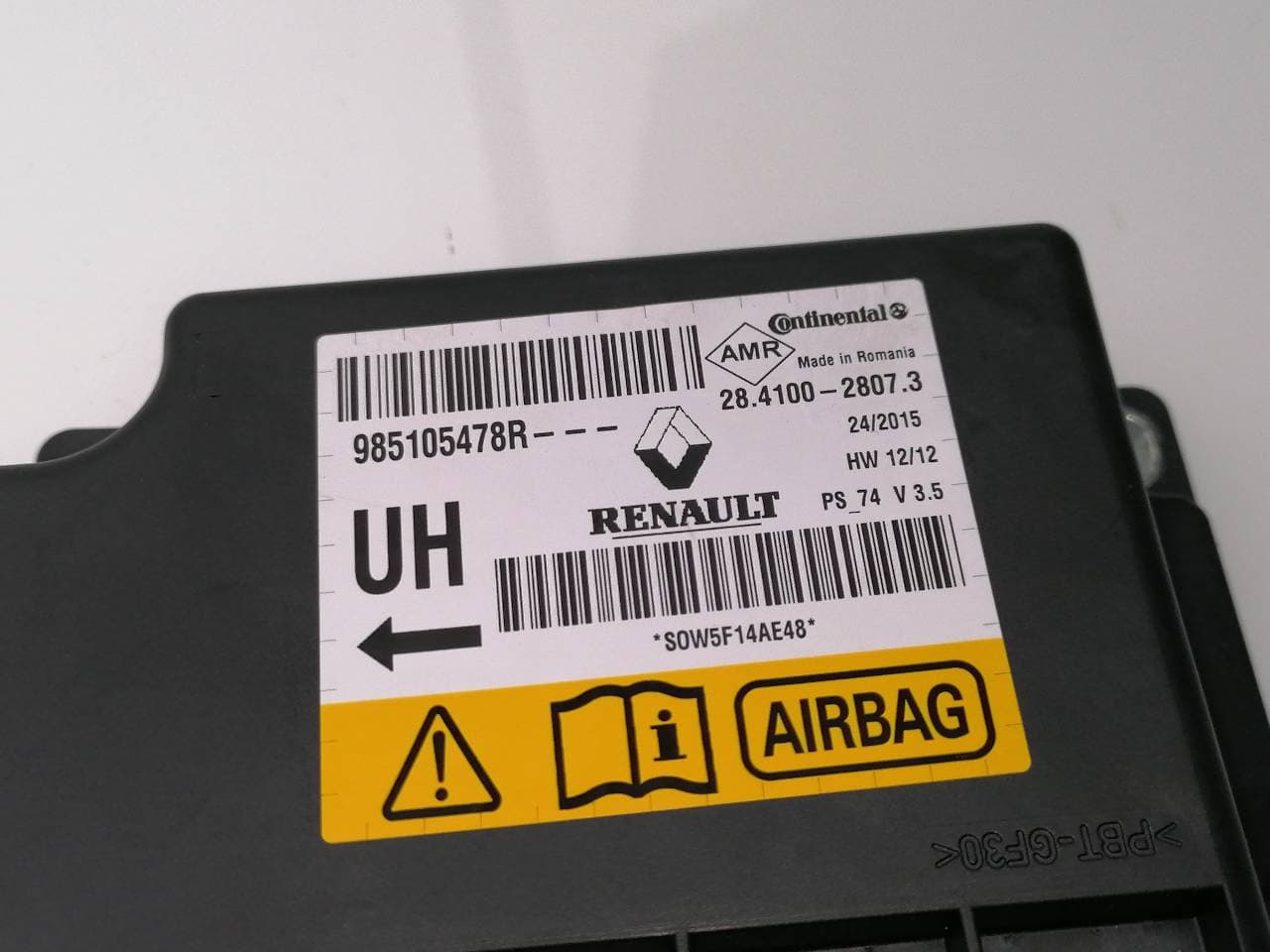 Centralita airbag RENAULT MEGANE III SPORT TOURER 3