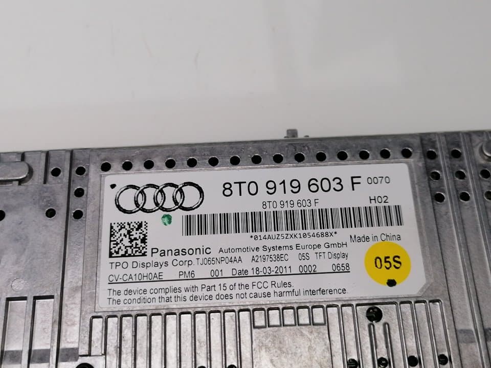 Pantalla multifuncion AUDI A4 AVANT (8E) 4