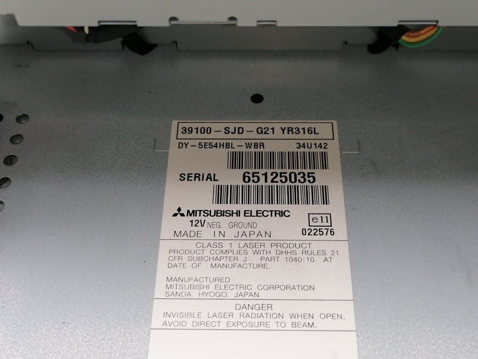 Sistema audio / radio cd HONDA FR-V (BE) 4