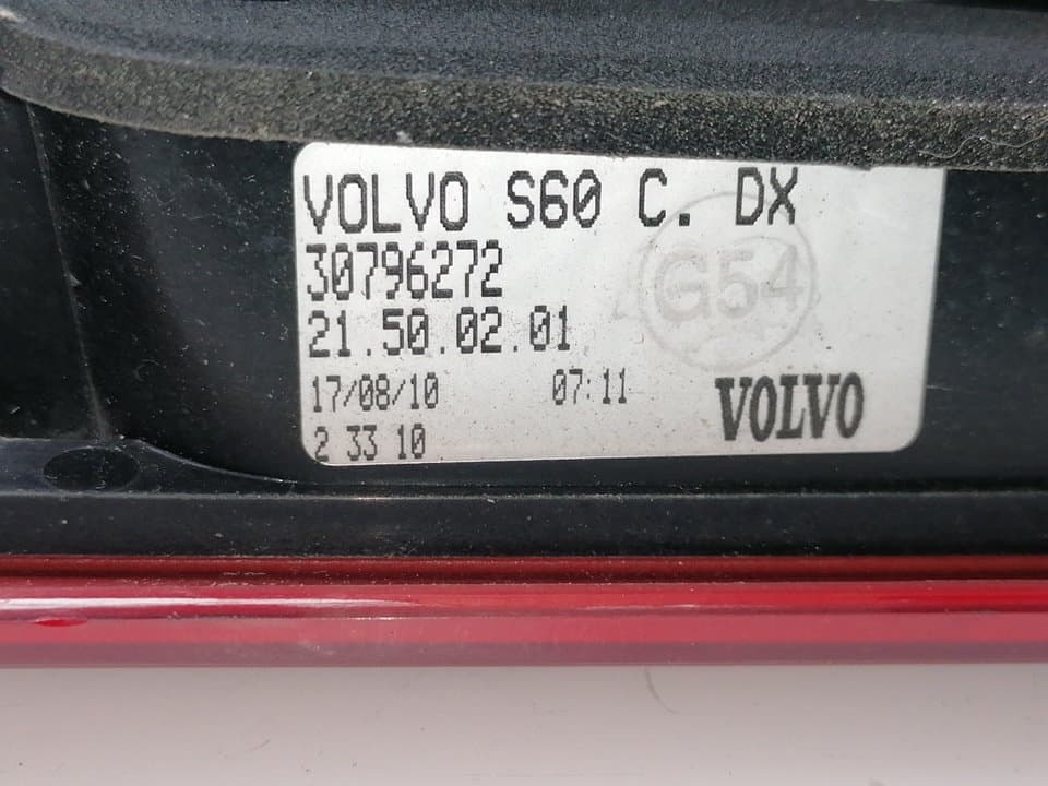 Piloto trasero derecho VOLVO S60 BERLINA 4