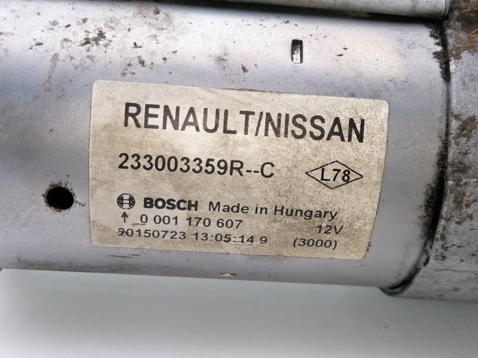 Motor arranque NISSAN QASHQAI (J11) 3
