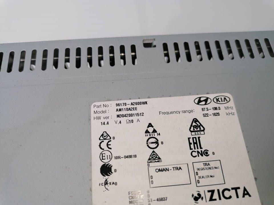 Sistema audio / radio cd KIA CEED 2
