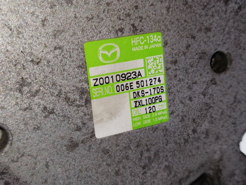 Recambio MAZDA 6 BERLINA (GG) ref. Z0010923A 2