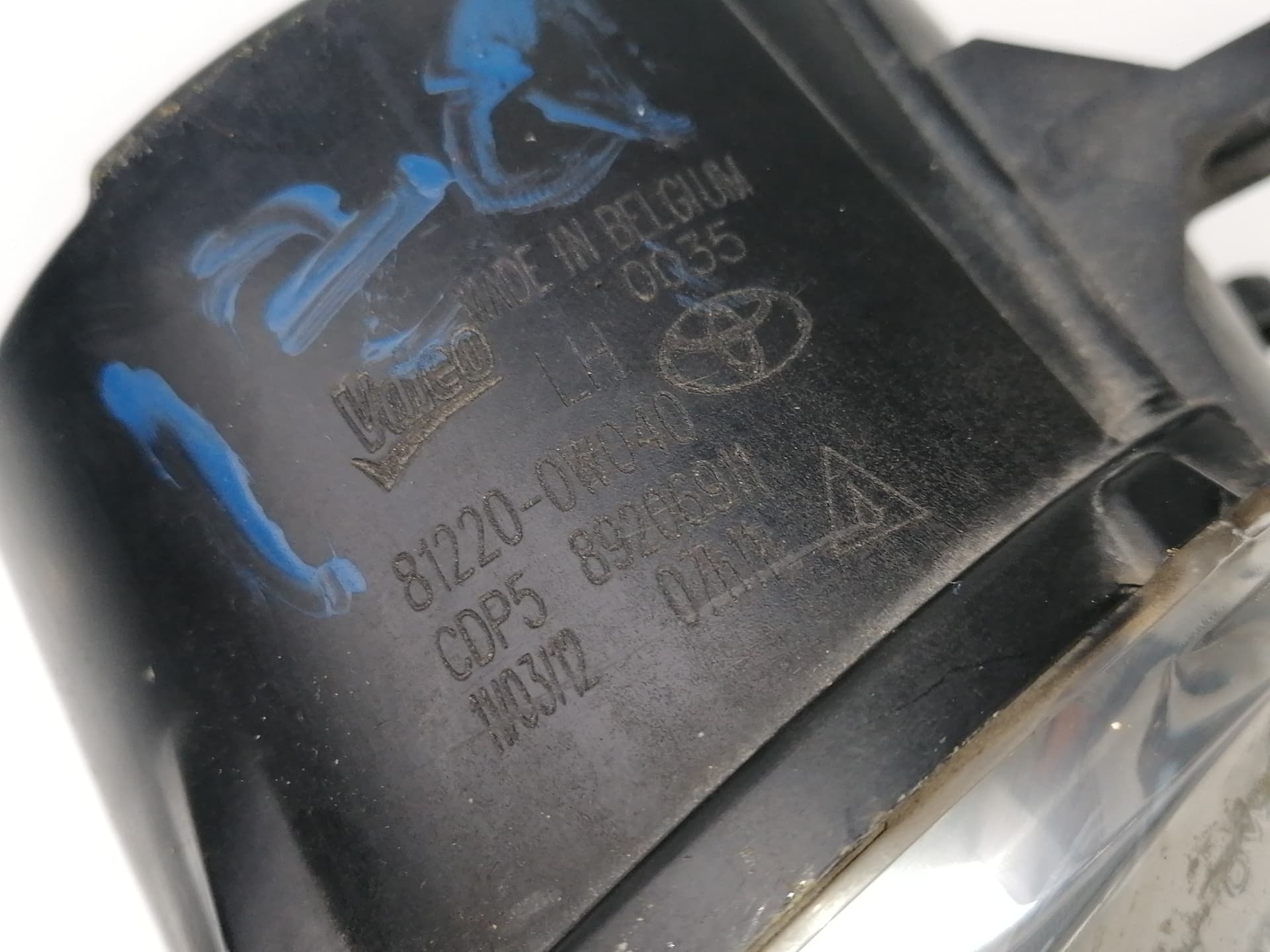 Faro antiniebla izquierdo TOYOTA RAV 4 (A3) 3