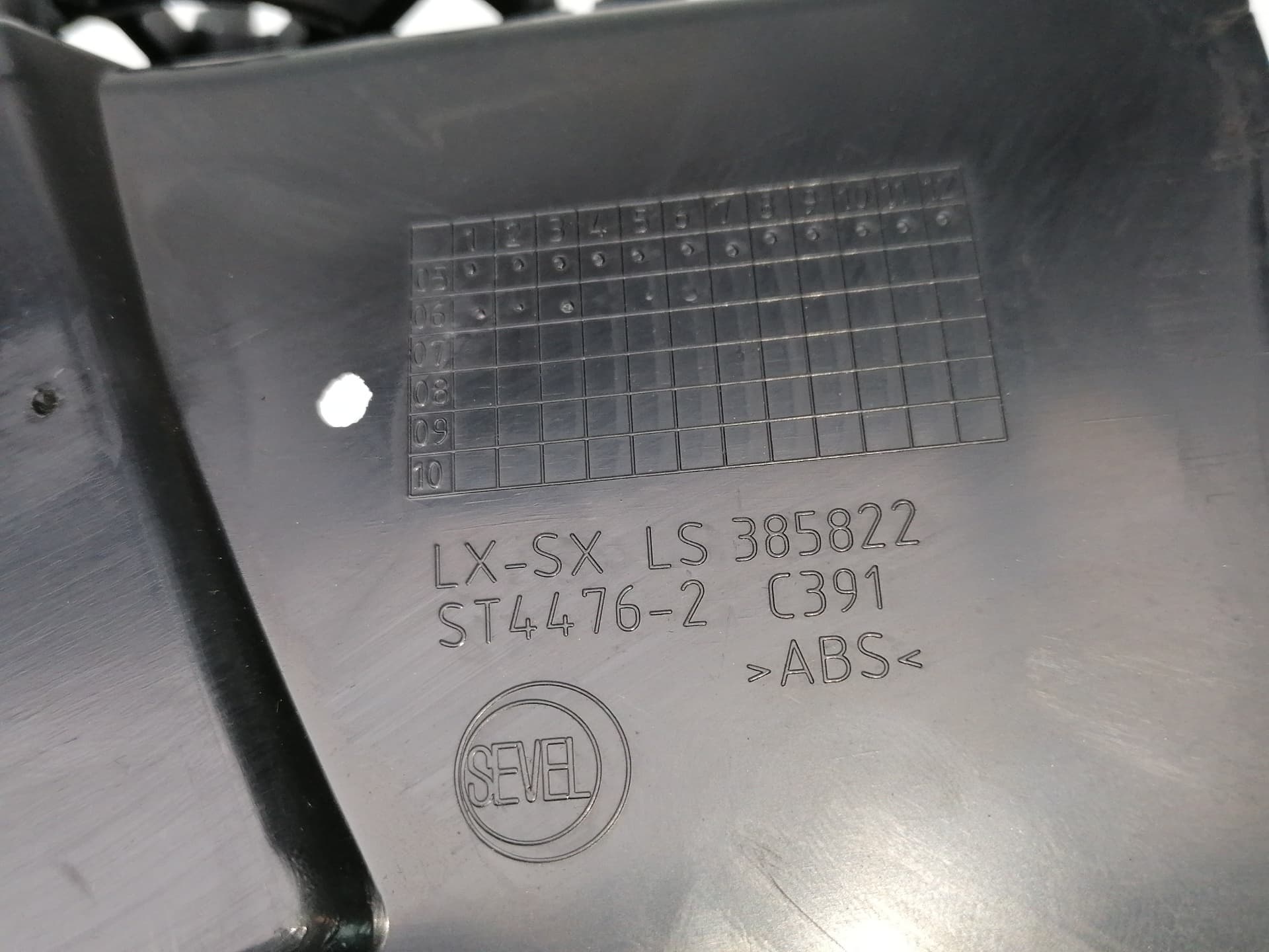 Plastico PEUGEOT BOXER CAJA ABIERTA (BAT 2