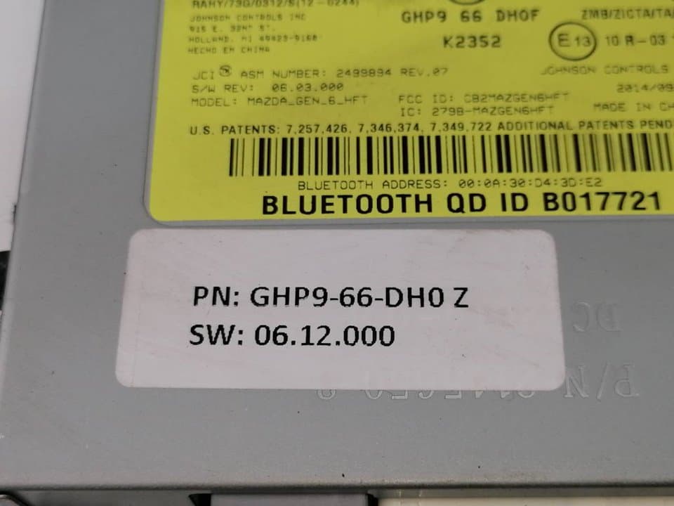 Modulo electronico MAZDA 6 BERLINA (GG) 4