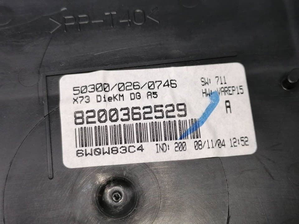 Cuadro instrumentos RENAULT VEL SATIS (BJ0) 3