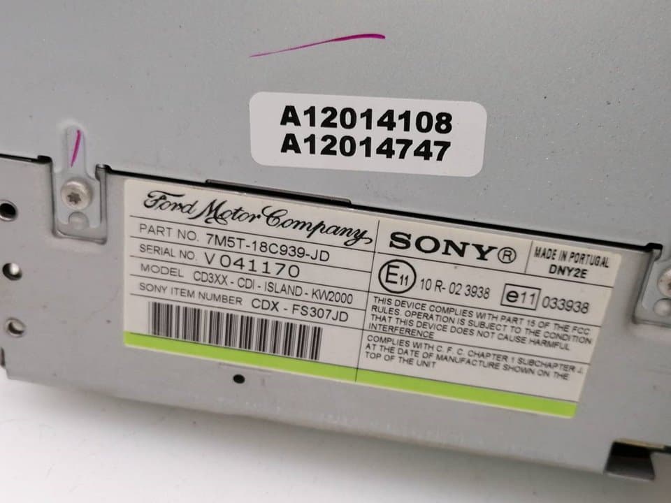 Sistema audio / radio cd FORD FOCUS BERLINA (CAP) 3