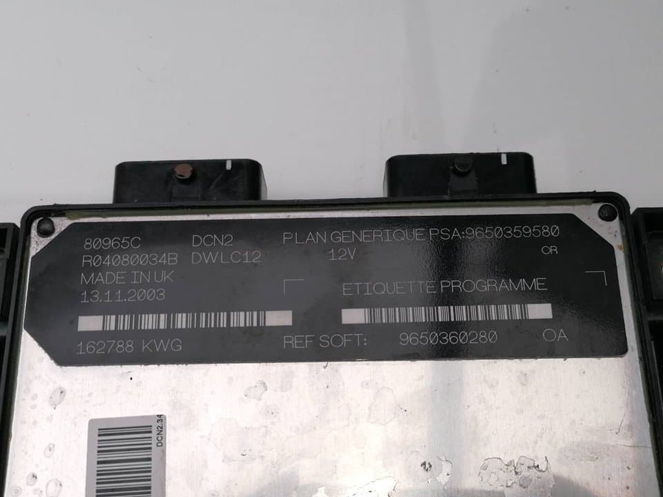 Centralita motor uce CITROEN BERLINGO 2