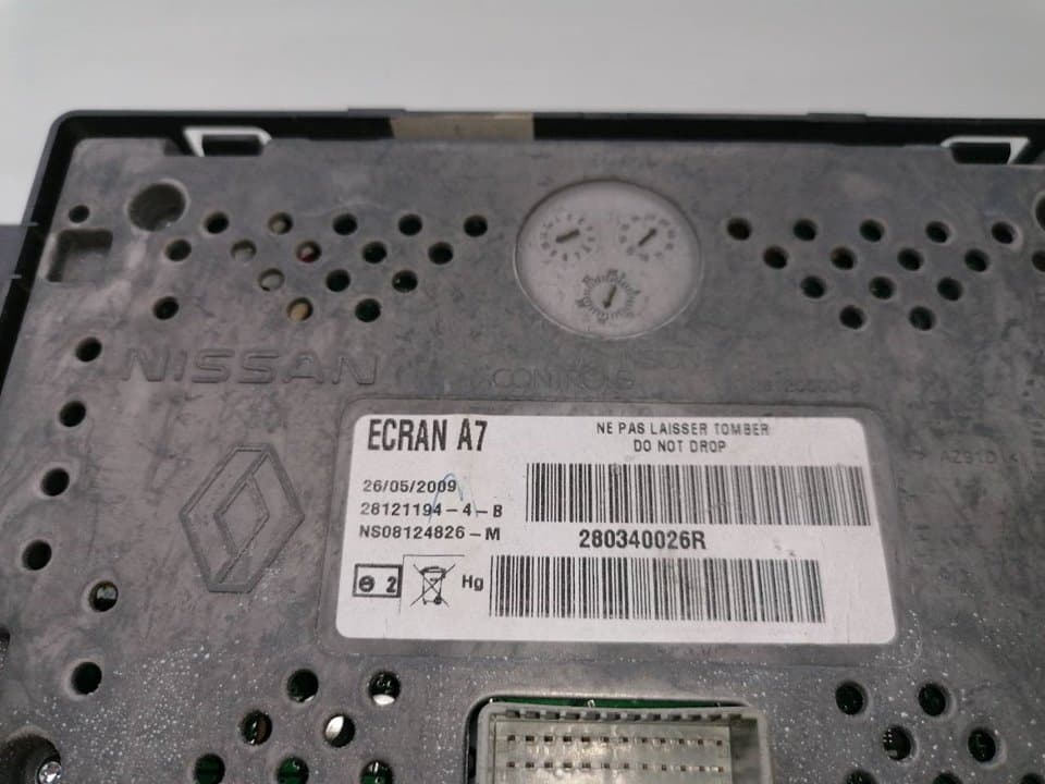 Pantalla multifuncion RENAULT LAGUNA III 3