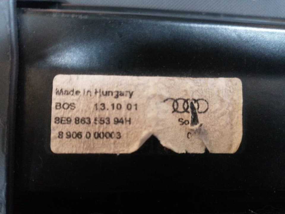 Bandeja trasera SEAT EXEO BERLINA (3R2) 2