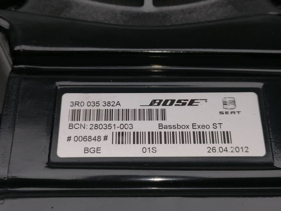 Sistema audio / radio cd SEAT EXEO BERLINA (3R2) 2