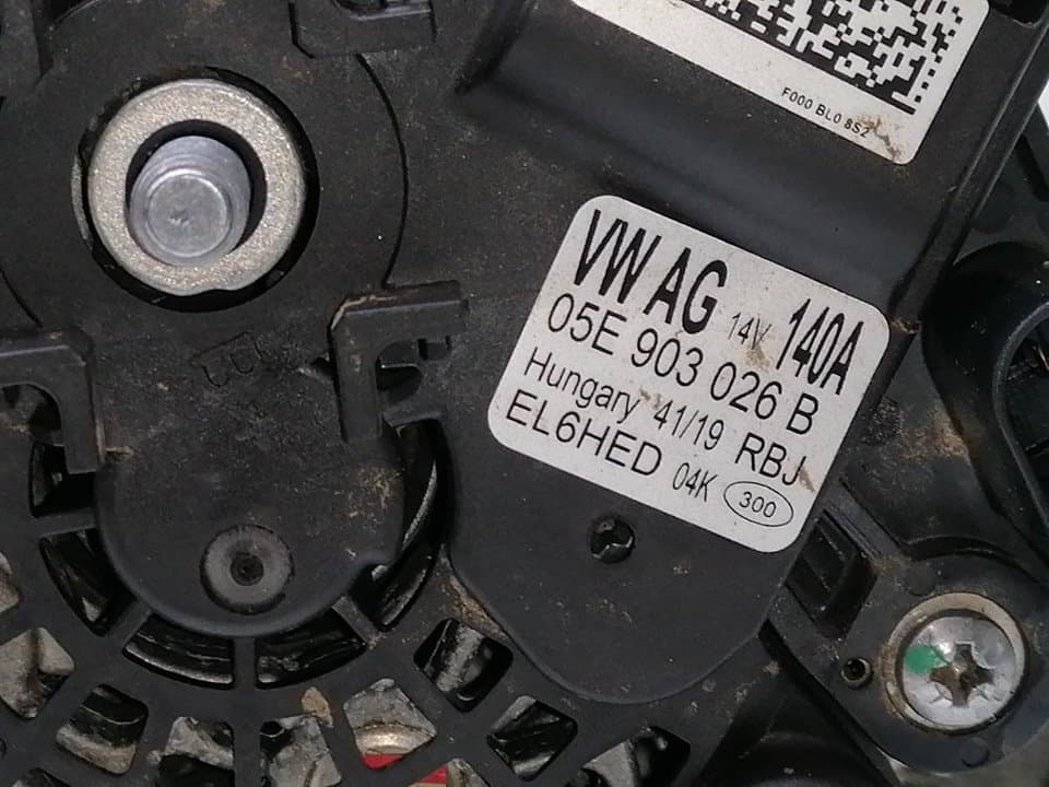 Alternador SEAT ALTEA (5P1) 3