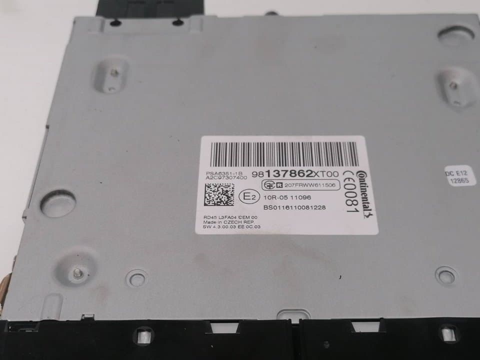 Sistema audio / radio cd CITROEN C3 PICASSO 2