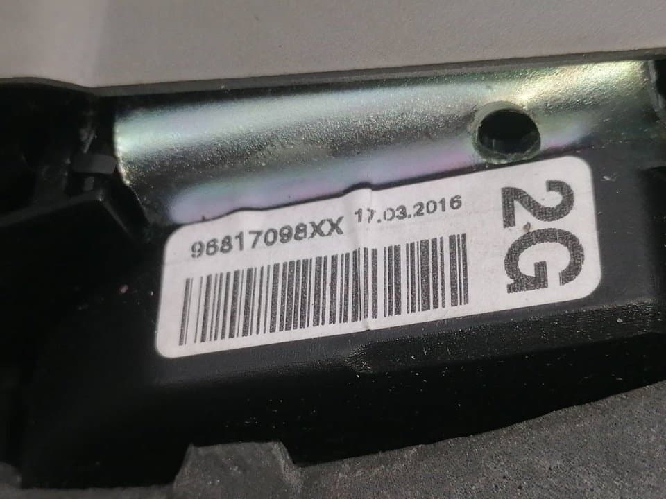 Cinturon seguridad trasero izquierdo CITROEN C3 PICASSO 2