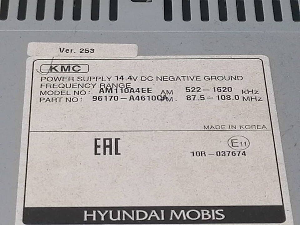 Sistema audio / radio cd KIA CARENS ( ) 3