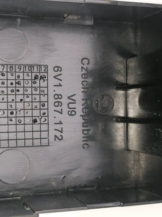 Mando elevalunas delantero derecho SKODA FABIA (6Y2/6Y3) 3