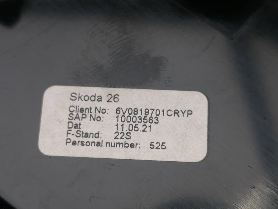 Recambio SKODA FABIA (6Y2/6Y3) ref. 6V0819701C 3
