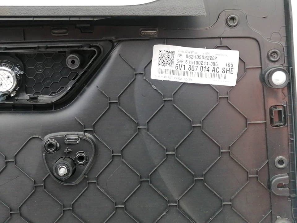 Guarnecido puerta delantera derecha SKODA FABIA (6Y2/6Y3) 3