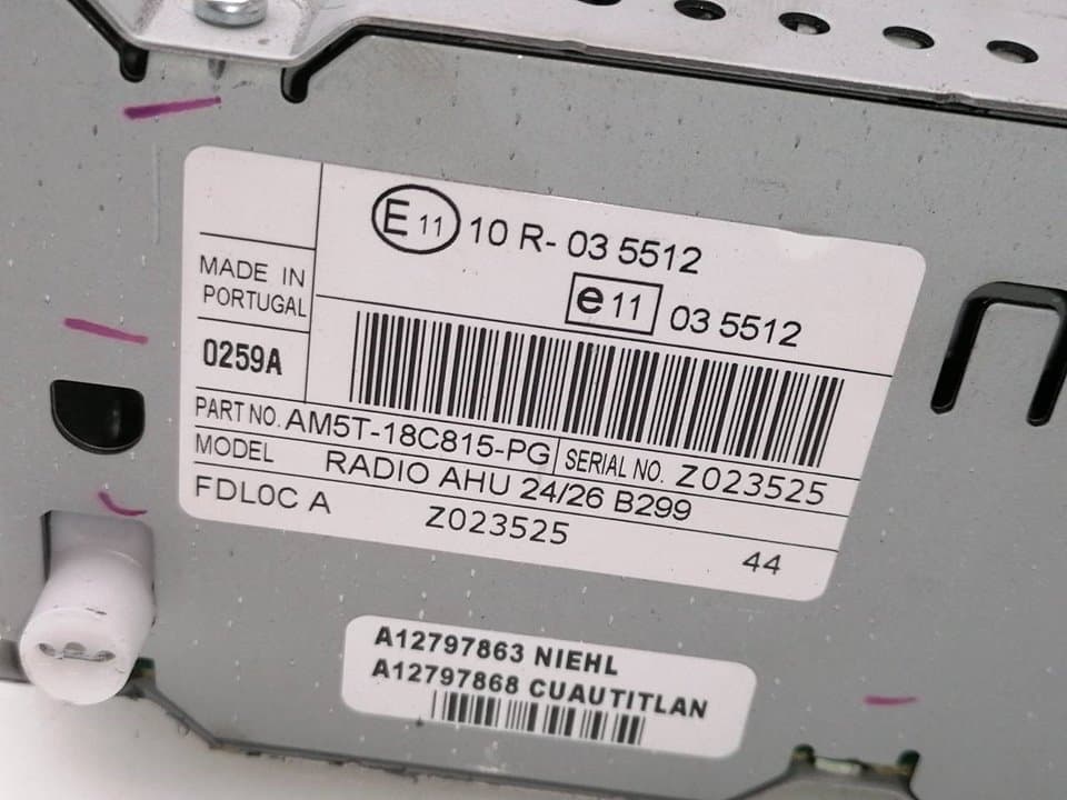 Sistema audio / radio cd FORD FIESTA (CE1) 2