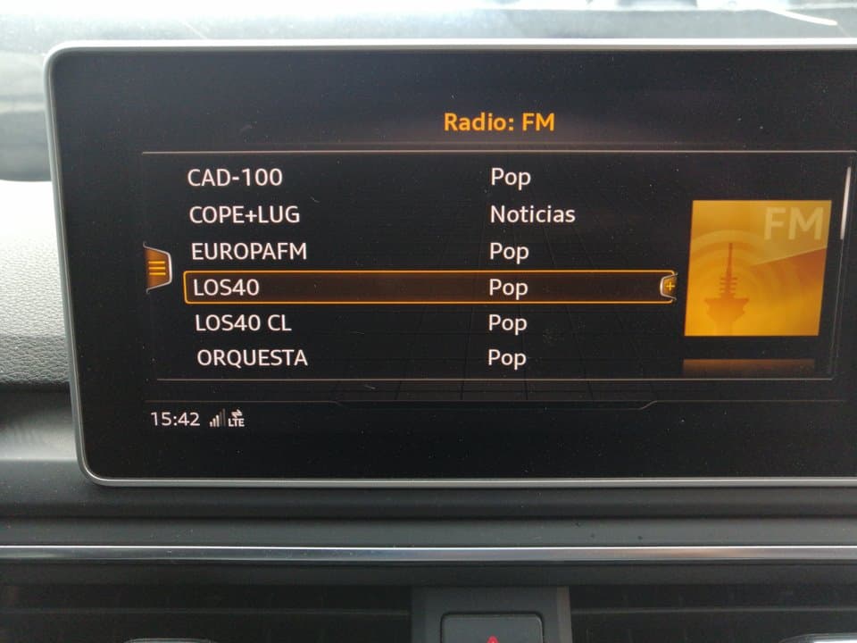 Sistema navegacion gps AUDI A4 AVANT (8W5)