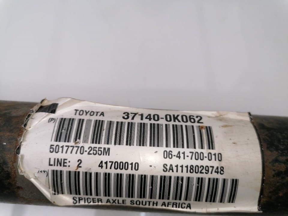Recambio TOYOTA HILUX (KUN) ref. 371400K062 4