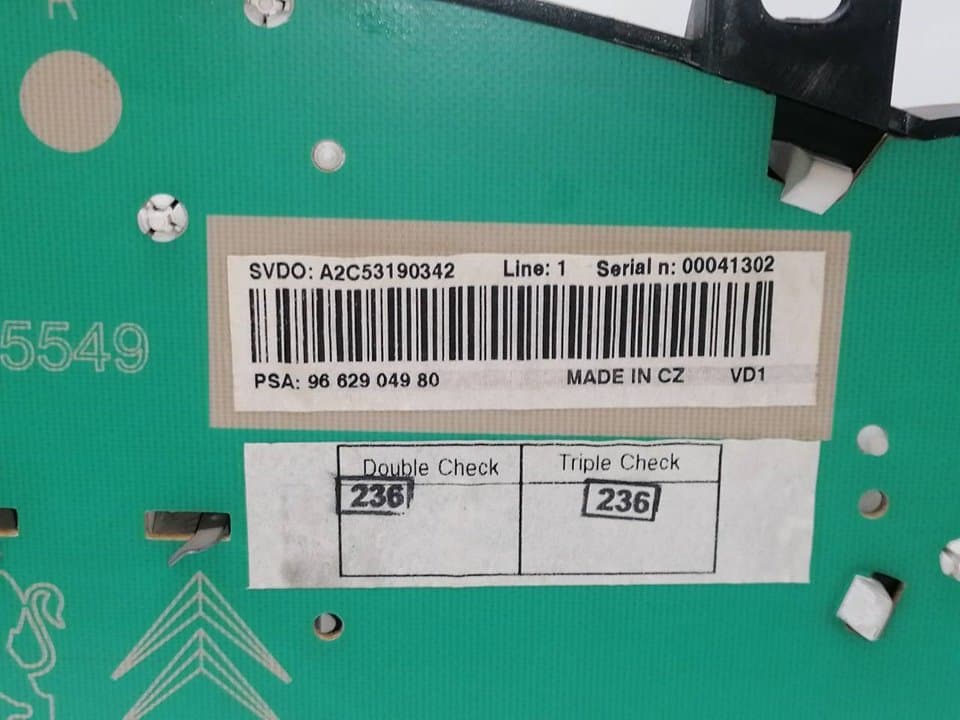 Cuadro instrumentos PEUGEOT 207 SW 3