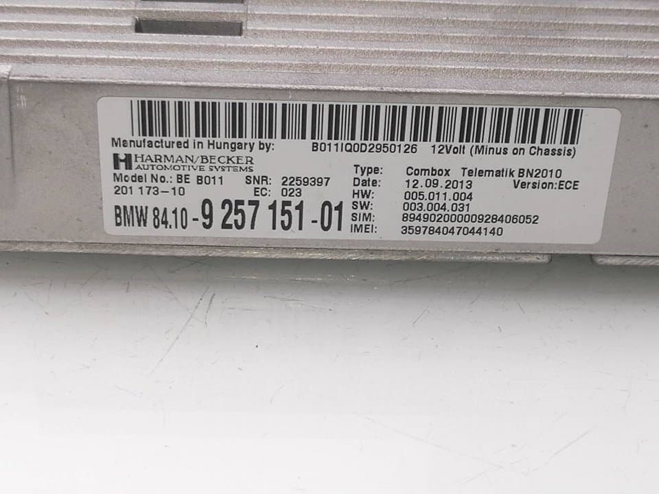 Modulo electronico BMW SERIE 3 TOURING (E46) 3