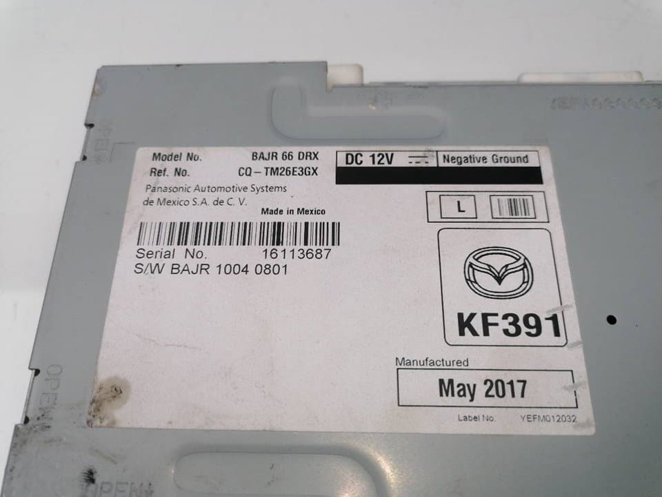 Sistema audio / radio cd MAZDA 3 LIM 3