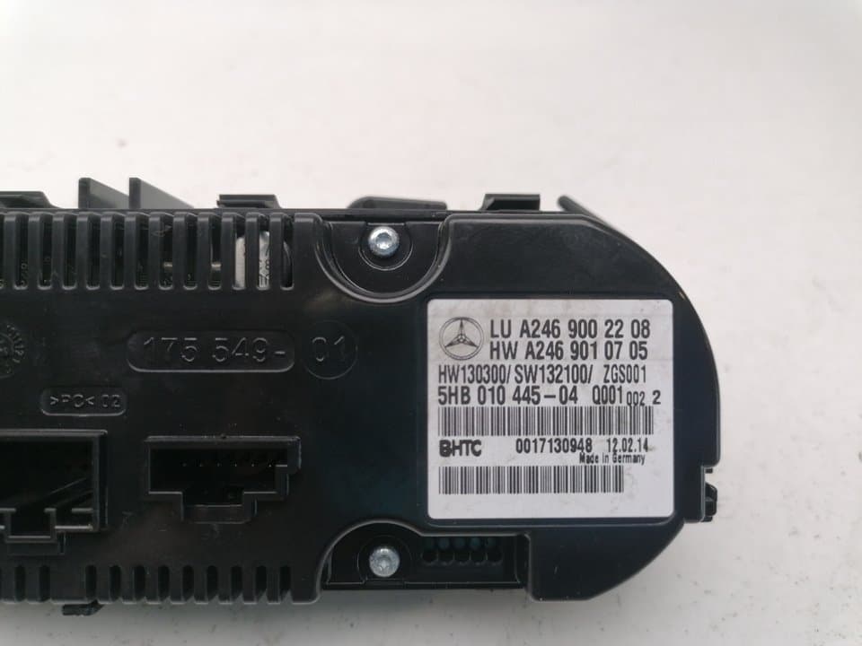 Mando climatizador MERCEDES-BENZ CLASE A (BM 177) 3