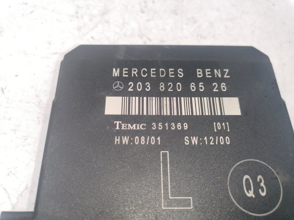 Modulo electronico MERCEDES-BENZ CLASE C (W204) BERLINA 3
