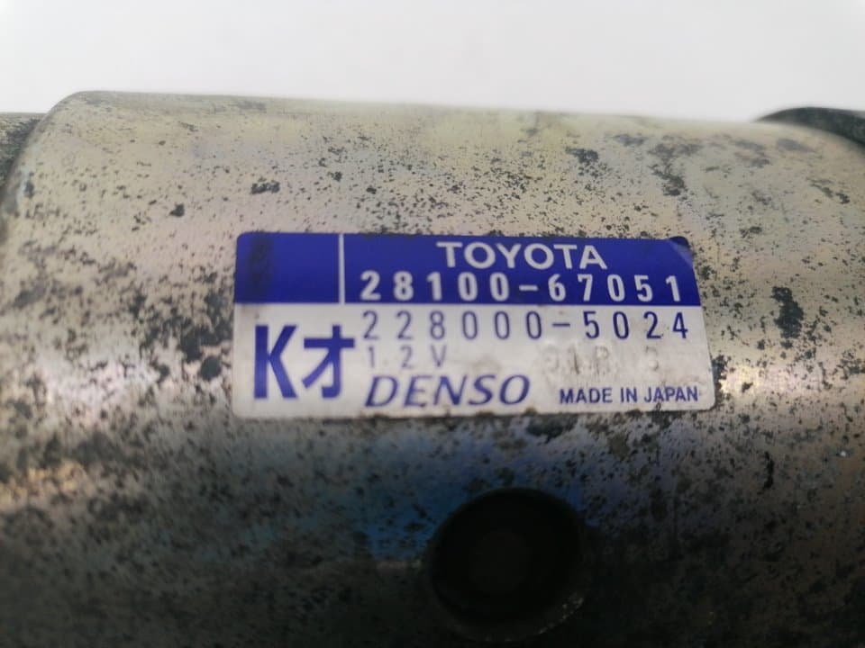 Motor arranque TOYOTA LAND CRUISER PRADO (_J12_) 5