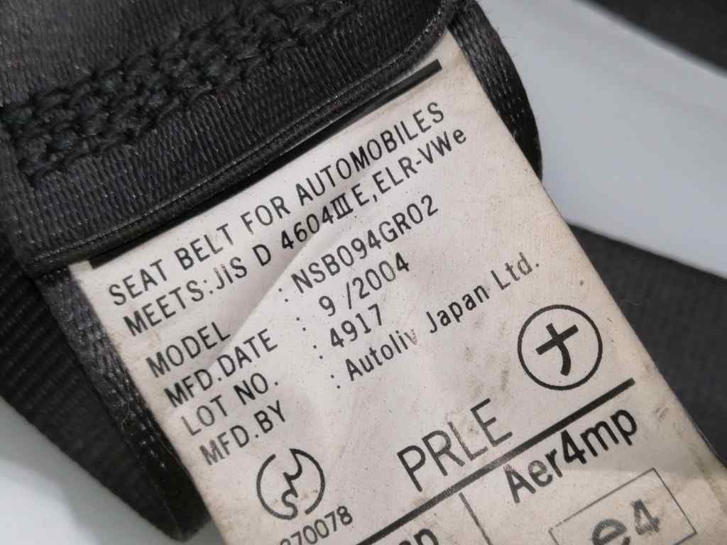 Cinturon seguridad delantero derecho HONDA FR-V (BE) 2