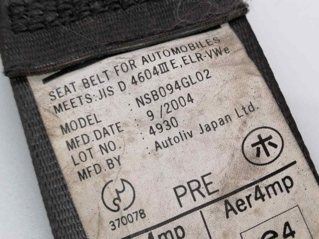 Cinturon seguridad delantero izquierdo HONDA FR-V (BE) 3