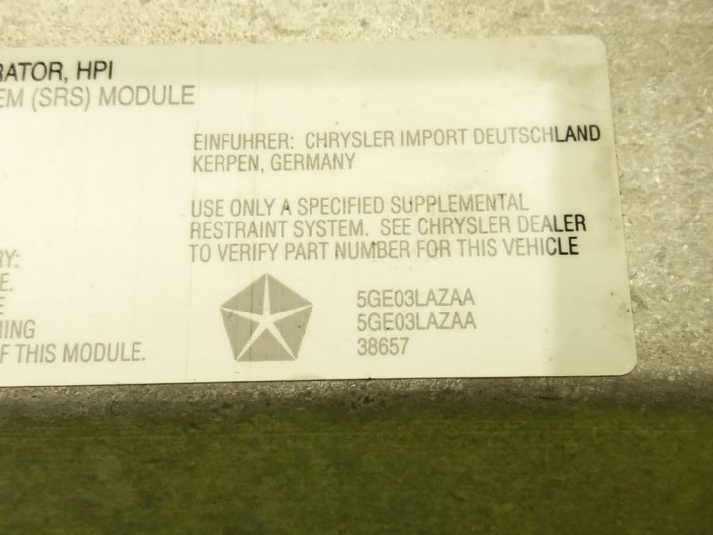 Airbag delantero derecho JEEP CHEROKEE 4