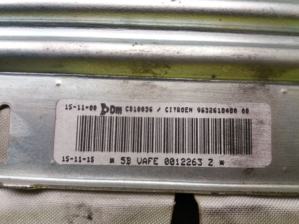 Airbag delantero derecho CITROEN C5 BERLINA 2