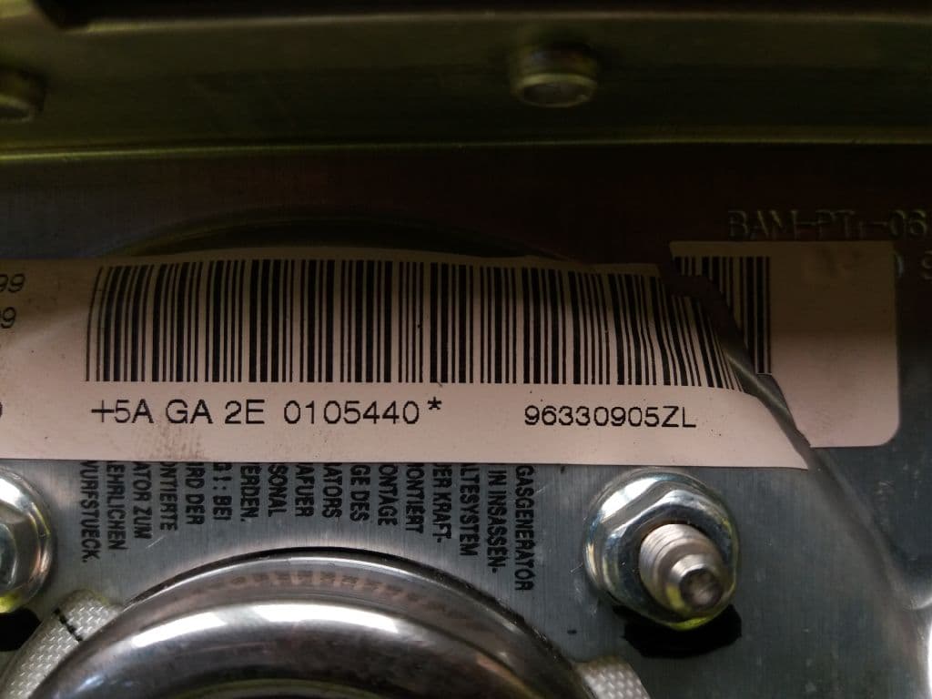 Airbag delantero izquierdo PEUGEOT 406 BERLINA (S1/S2) 3