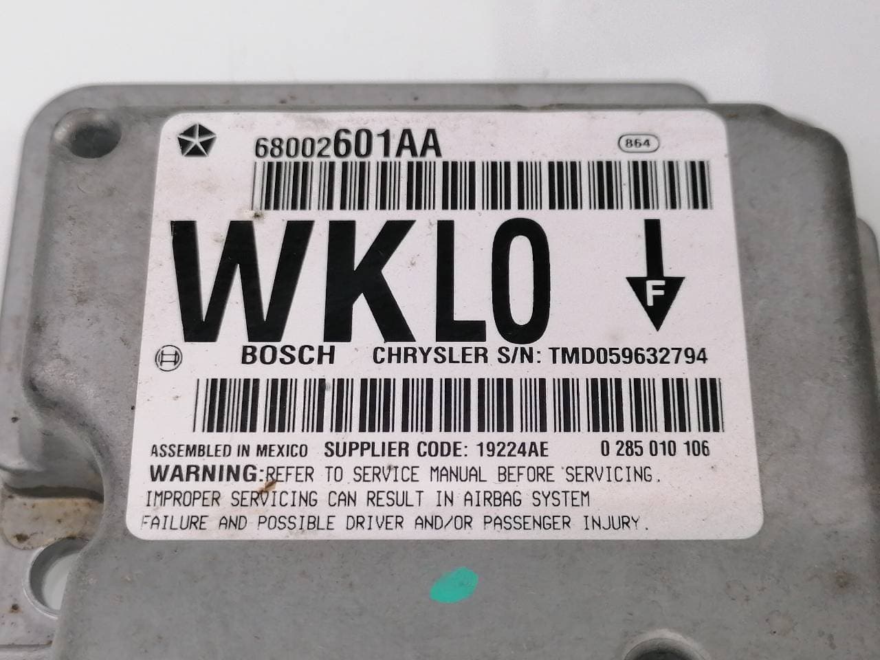 Centralita airbag JEEP GRAND CHEROKEE III (WH, WK)