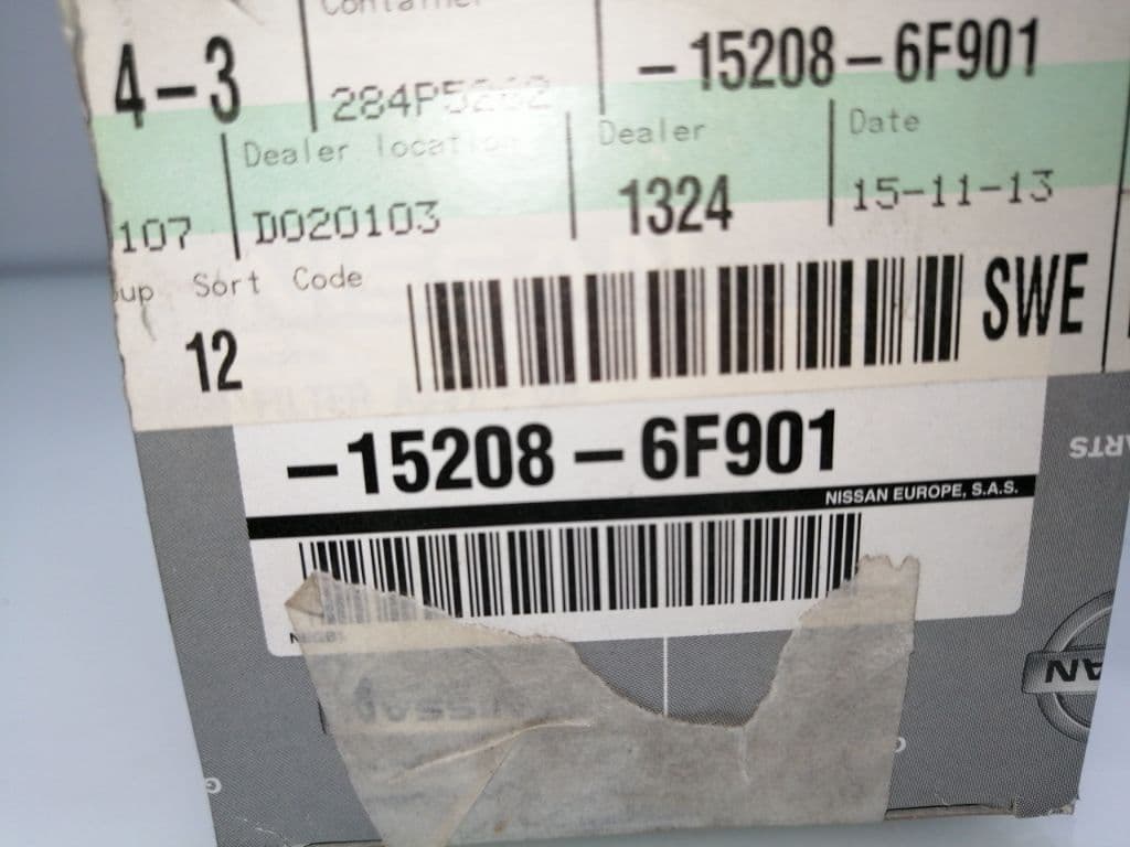 Soporte filtro aceite NISSAN NOTE (E11, NE11)