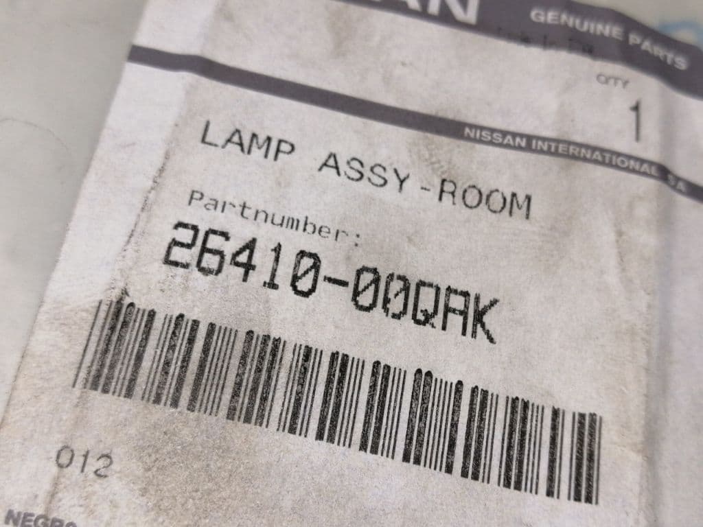 Luz interior NISSAN NOTE (E11, NE11)