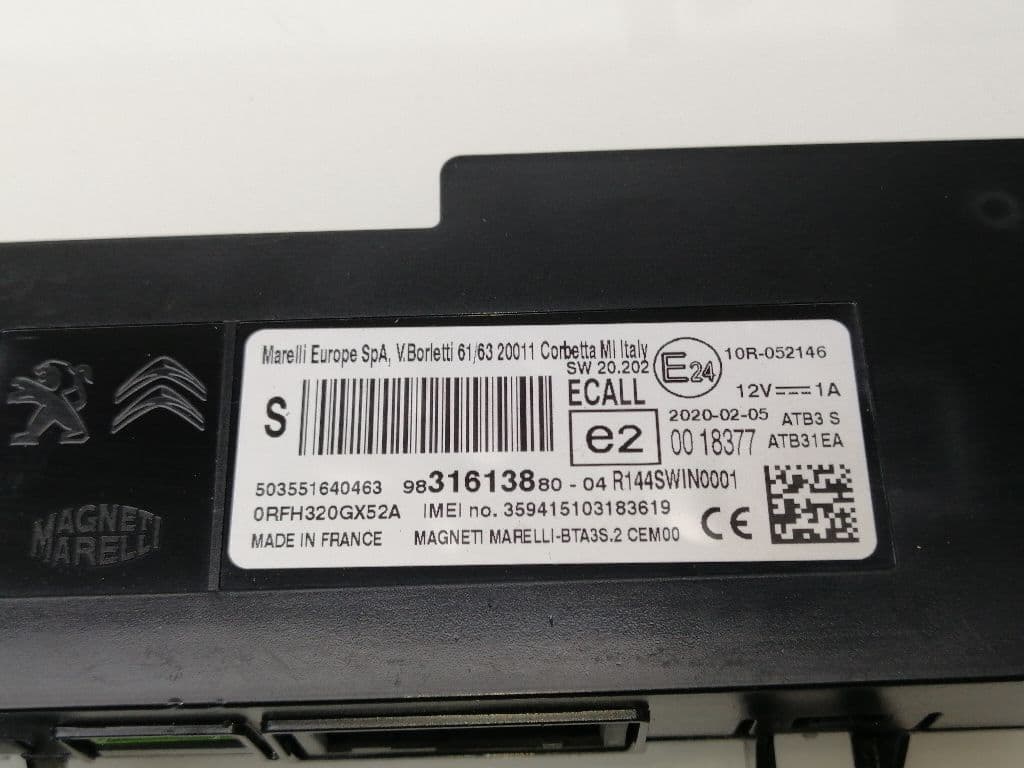Modulo electronico CITROEN C4 SPACETOURER 4