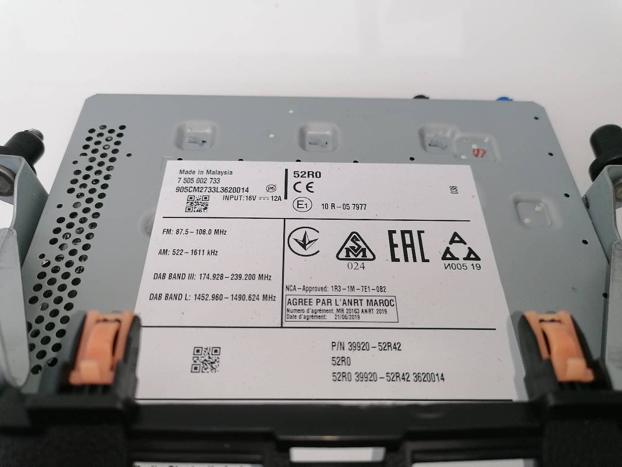 Sistema audio / radio cd SUZUKI SWIFT IV (FZ, NZ) 4