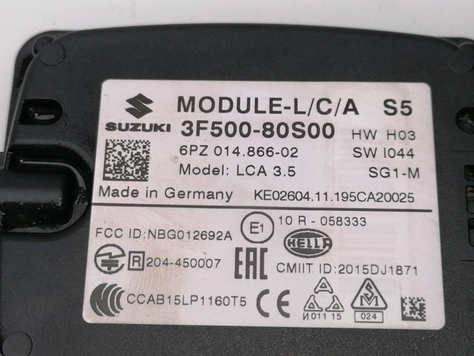 Modulo electronico SUZUKI SWIFT IV (FZ, NZ)