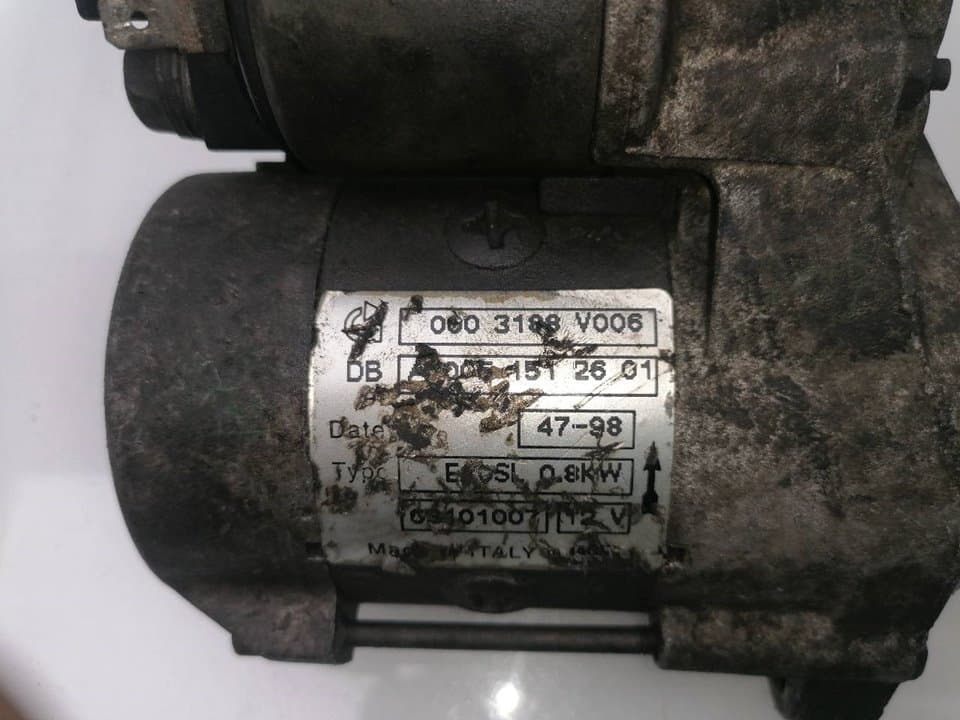 Motor arranque SMART CABRIO 4