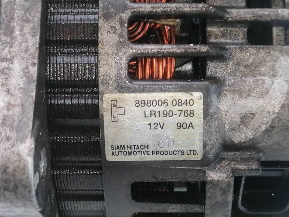 Alternador ISUZU D-MAX 3
